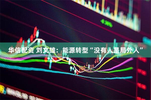 华信配资 刘文雄：能源转型“没有人是局外人”