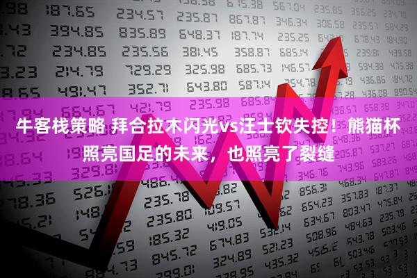 牛客栈策略 拜合拉木闪光vs汪士钦失控！熊猫杯照亮国足的未来，也照亮了裂缝