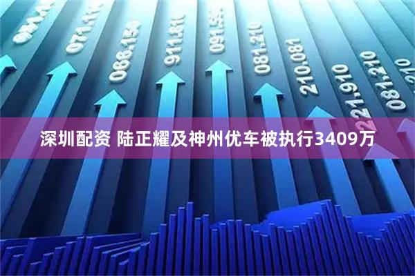 深圳配资 陆正耀及神州优车被执行3409万