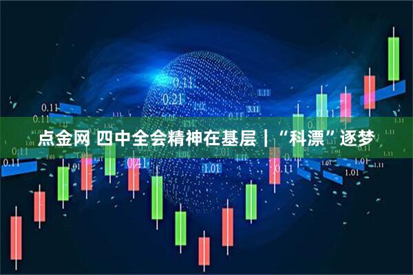 点金网 四中全会精神在基层｜“科漂”逐梦