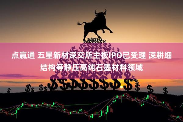 点赢通 五星新材深交所主板IPO已受理 深耕细结构等静压高纯石墨材料领域